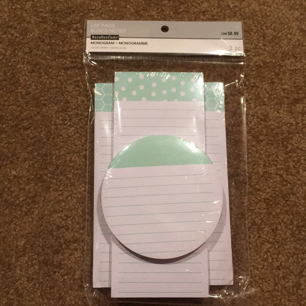 List Pads - Green